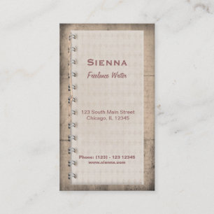 Cartão De Visita Escritor Freelance