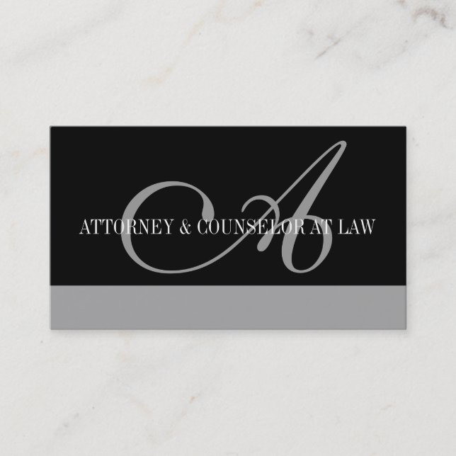 Cartão De Visita Escritório legal da empresa de advocacia do (Frente)