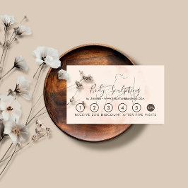 Cartão De Visita Esculpindo o corpo spa de contorno