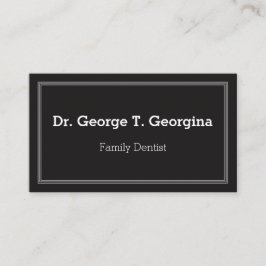 Cartão de visita Escuro, Limpo, Profissional