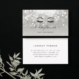 Cartão De Visita Esestética do Brilho Platinum ou Artista Makeup