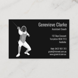 Cartão De Visita Esgrima