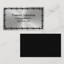 Cartão De Visita Esgrima com fio de barba