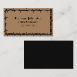 Cartão De Visita Esgrima com fio de barba