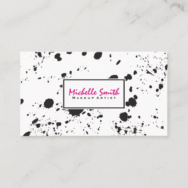 Cartão De Visita Espalhamento Artístico (Frente)