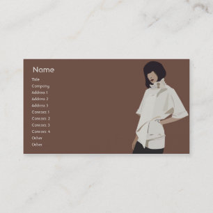 Cartão De Visita Especialista das técnicas mercantís da forma -