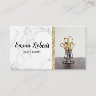 Cartão De Visita Especialista em Cabelos e Beleza Salon Hairdresser