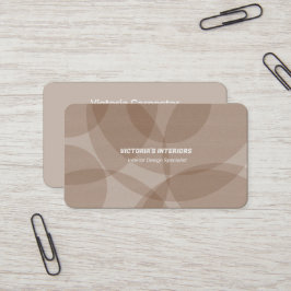 Cartão De Visita Especialista em Design Interior