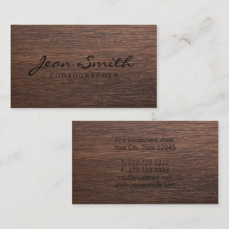 Cartão De Visita Especialista em tipografia minimalista