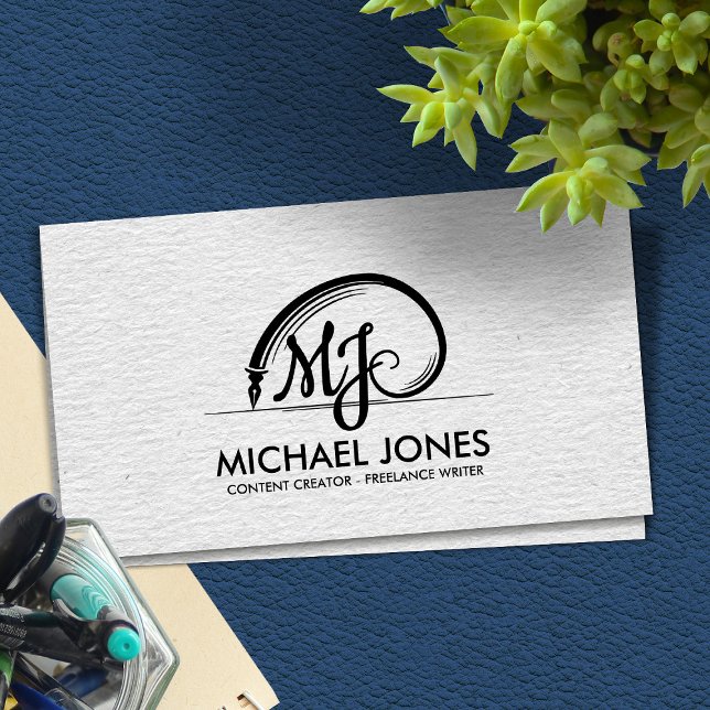 Cartão De Visita Espiral de Ouro de Geometria Sagrada do Escritor d (Criador carregado)