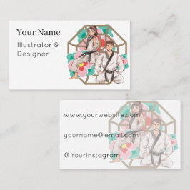 Cartão De Visita Espírito Guerreiro - Harmonia e Disciplina Marcial