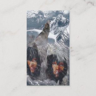 Cartão De Visita Espírito Nativo no Alasca