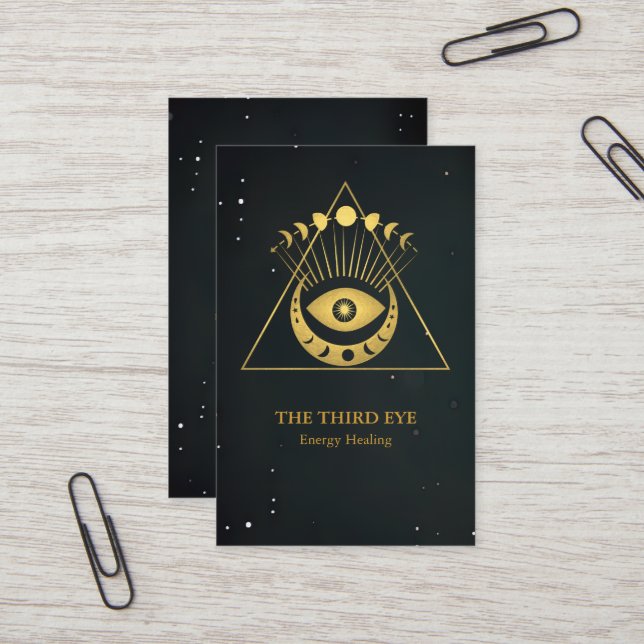 Cartão De Visita Espiritual Energie Heiler Reiki (Frente/Verso In Situ)