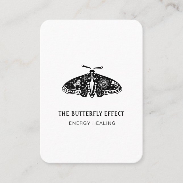 Cartão De Visita Espiritual Energie Heiler Reiki (Frente)