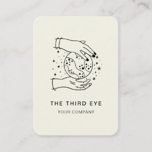 Cartão de visita espiritual mágico