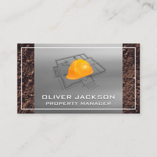 Cartão De Visita Esquemas | Hardhat (Frente)