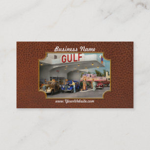 Cartão De Visita Estação de Gás - A viagem rodoviária americana de 