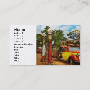 Cartão De Visita Estação de Gás - Entrega nova à Cidade do Pie, 194