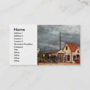 Cartão De Visita Estação de Gás - Mistura e Combinação de Gás 1939