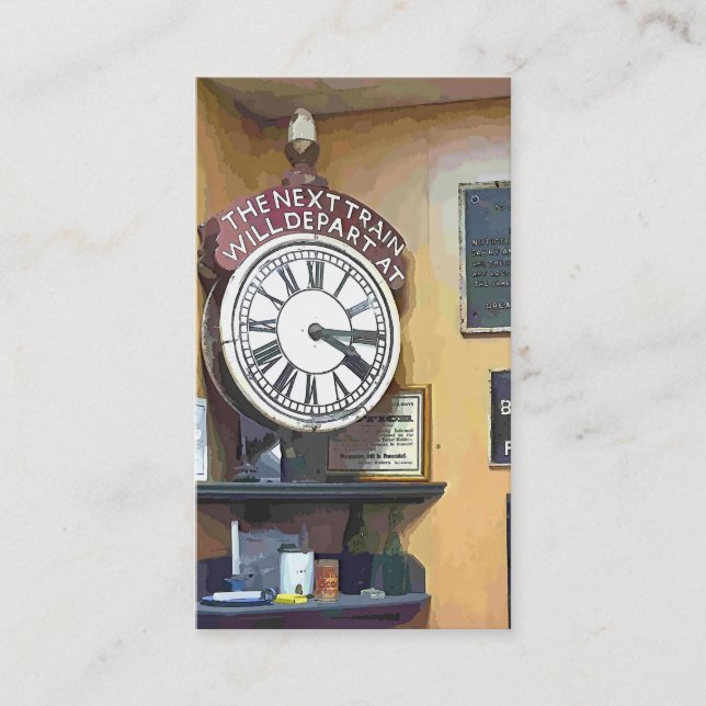 CARTÃO DE VISITA ESTAÇÕES DE COMBOIO (Frente)