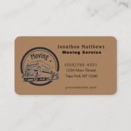 Cartão De Visita Estamos Mudando O Serviço Da Empresa