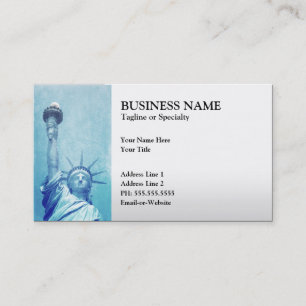 Cartão De Visita estátua da liberdade