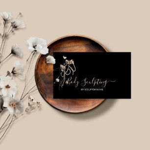 Cartão De Visita Estética de contorno do corpo