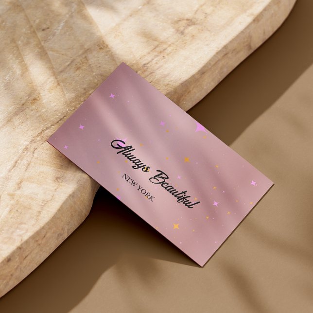 Cartão De Visita Esteticista de Caligrafia de Script de Assinatura  (Elegant Signature Script Calligraphy Esthetician Business Card)