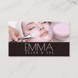 Cartão De Visita Esteticista de Salão e Spa