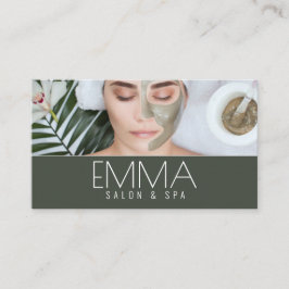 Cartão De Visita Esteticista de Salão & Spa