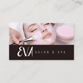 Cartão De Visita Esteticista de Salão & Spa