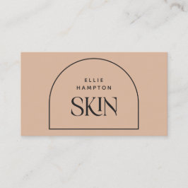 Cartão De Visita Estheticista Mínima Misterialista Bela Arca Esmaga