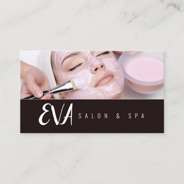 Cartão De Visita Estheticista Salon & Spa (Frente)