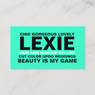 Cartão De Visita Estilista da composição de 311 cabelos, etc.