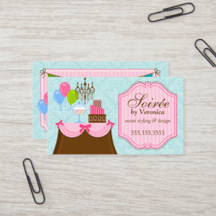 Cartão De Visita Estilista e design do evento