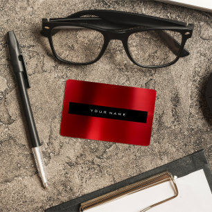 Cartão De Visita Estilista preto metálico do Sommelier do vinho