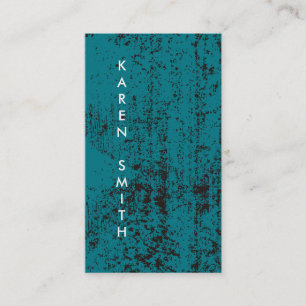 Cartão De Visita Estilo moderno do Grunge do texto vertical