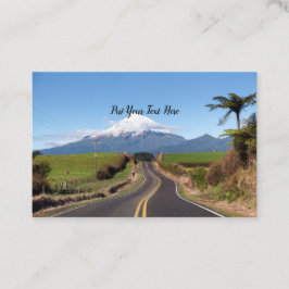 Cartão De Visita Estrada à distância, Mt Taranaki, Hetero Road