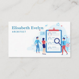 Cartão De Visita Estratégia de recrutamento