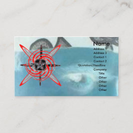 Cartão De Visita Estrela de Fogo