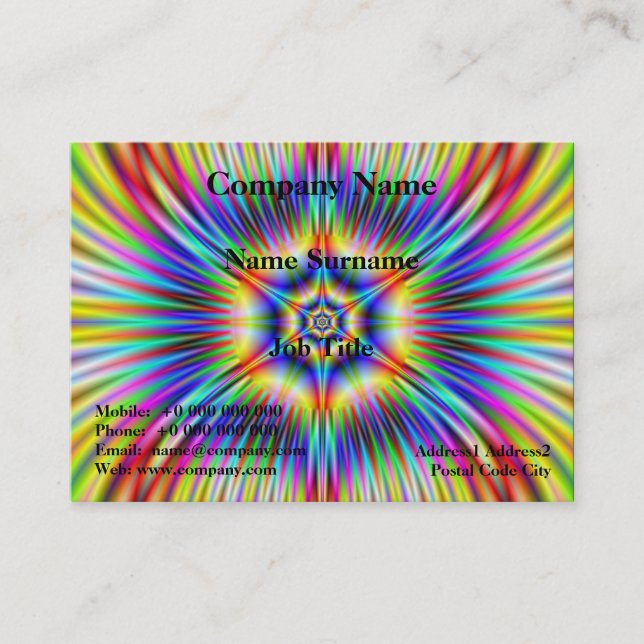 Cartão De Visita Estrela Phoenix (Frente)