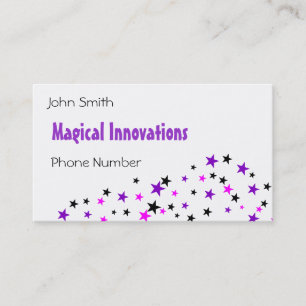 Cartão De Visita Estrela Roxa