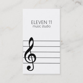 Cartão De Visita Estúdio de Gravação de Música Profissional