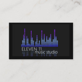 Cartão De Visita Estúdio de Gravação de Música Profissional