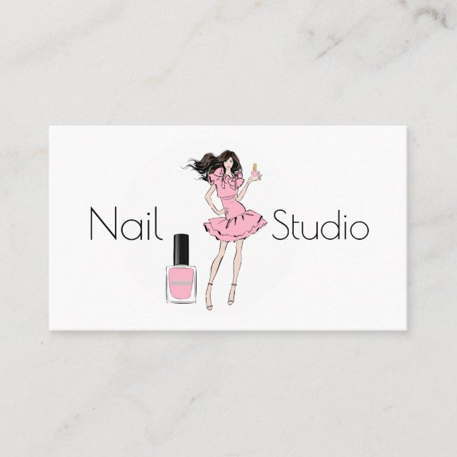 Cartão De Visita Estúdio do prego (Frente)