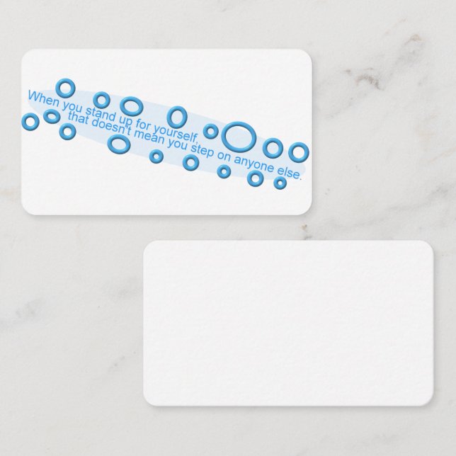 Cartão De Visita Etapas Do Esteem (Frente/Verso)