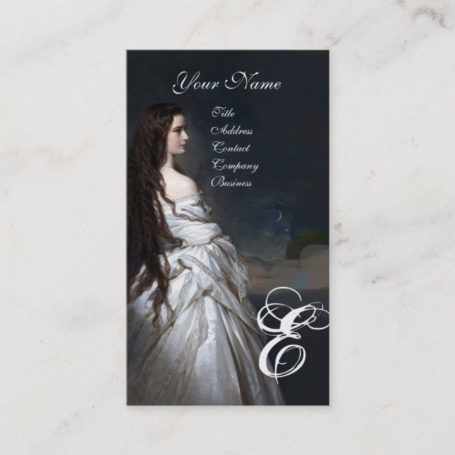 Cartão De Visita ETHERNAL BEAUTY Hair Salon Day Spa, Artista Makeup (Frente)