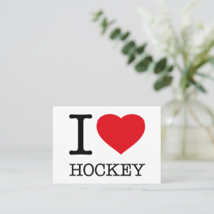 CARTÃO DE VISITA EU AMO HOCKEY