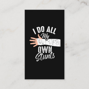 Cartão De Visita Eu Faço Todas As Minhas Próprias Pedras Quebrada