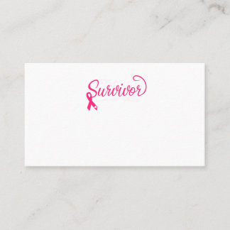Cartão De Visita Eu sou um Cancer de Sobrevivência